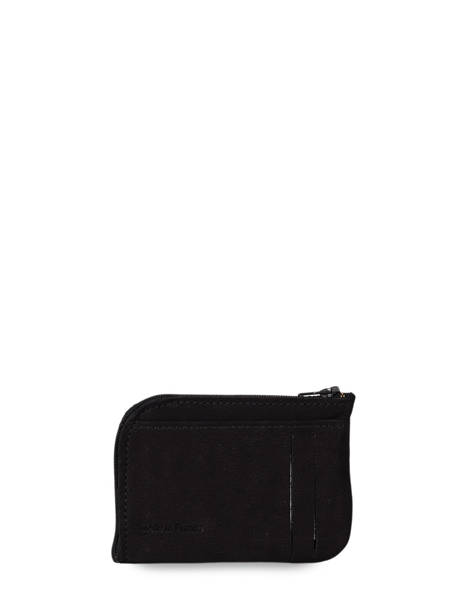 Portemonnee Etincelle Nubuck Leder Etrier Zwart etincelle nubuck EETN811 ander zicht 2